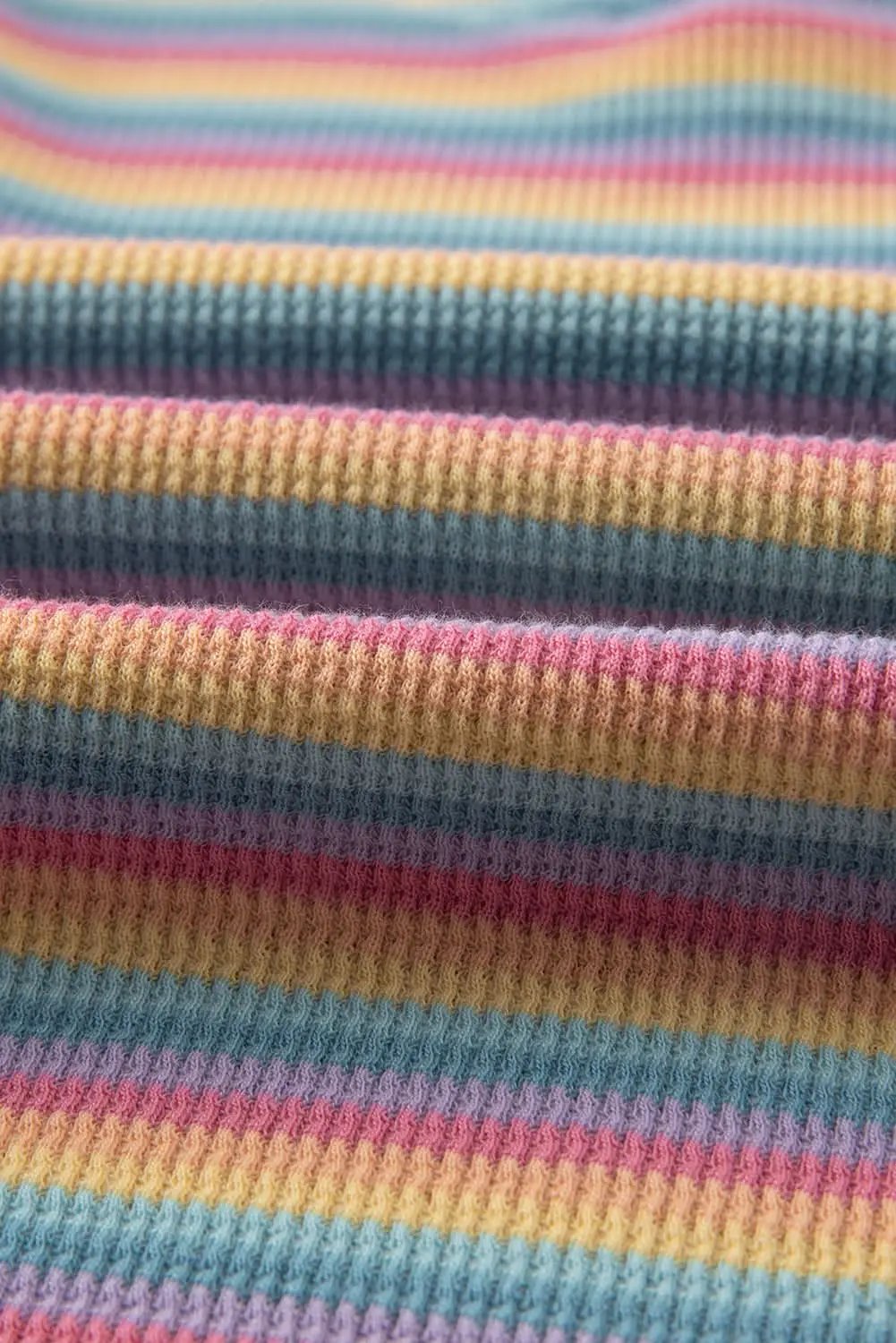 Chic pink striped tee & tassel shorts set - Love Salve